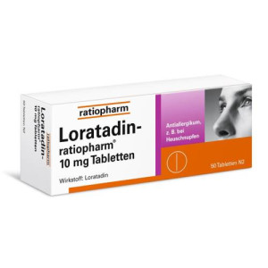 Produktbild von LORATADIN-ratiopharm 10 mg Tabletten