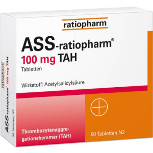 Produktbild von ASS-ratiopharm 100 mg TAH Tabletten