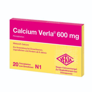 Produktbild von CALCIUM VERLA 600 mg Filmtabletten