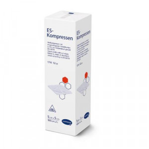 Produktbild von ES-KOMPRESSEN unsteril 5x5 cm 12fach