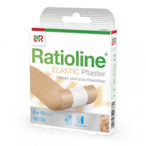 Produktbild von RATIOLINE elastic Wundschnellverband 8 cmx1 m