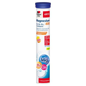 Produktbild von DOPPELHERZ Magnesium 400+B1+B6+B12+Fols&auml;ure BTA