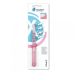 Produktbild von MIRADENT Spitzb&uuml;rsten-Kit I-Prox P tra.pink 1H.4B.