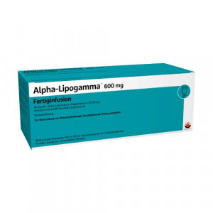Produktbild von ALPHA-LIPOGAMMA 600 mg Fertiginfusion Dsfl.