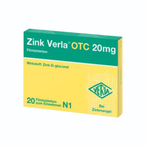 Produktbild von ZINK VERLA OTC 20 mg Filmtabletten