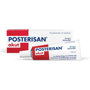 Produktbild von POSTERISAN akut 50 mg/g Rektalsalbe