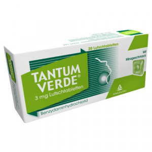 Produktbild von TANTUM VERDE 3 mg Lutschtabl.m.Minzgeschmack