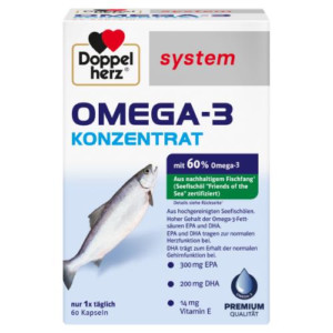 Produktbild von DOPPELHERZ Omega-3 Konzentrat Kapseln