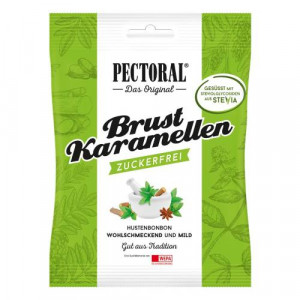 Produktbild von PECTORAL Brustkaramellen zuckerfrei Beutel