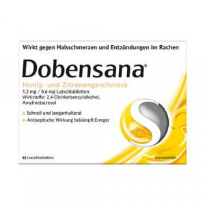 Produktbild von DOBENSANA Honig- u.Zitronengeschm.1,2mg/0,6mg Lut.