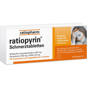 Produktbild von RATIOPYRIN Schmerztabletten
