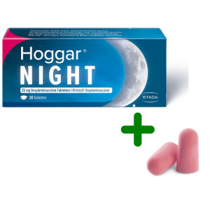 Produktbild von Hoggar Night Tabletten 20 St. + GRATIS Ohropax
