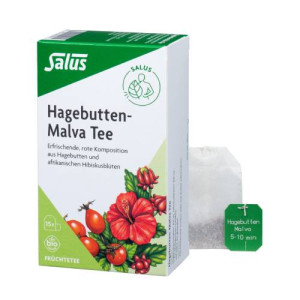 Produktbild von HAGEBUTTEN MALVA Tee Fr&uuml;chtetee Bio Salus Fbtl.