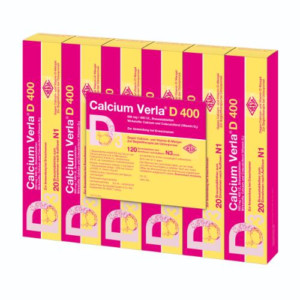 Produktbild von CALCIUM VERLA D 400 Brausetabletten