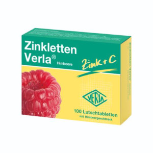 Produktbild von ZINKLETTEN Verla Himbeere Lutschtabletten