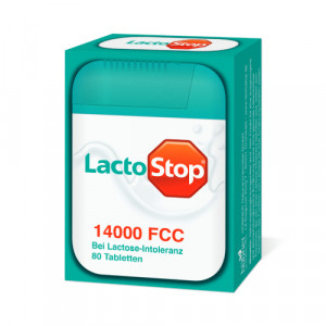 Produktbild von LACTOSTOP 14.000 FCC Tabletten Spender