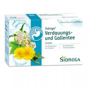 Produktbild von SIDROGA Verdauungs- und Gallentee Filterbeutel