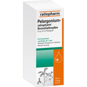 Produktbild von PELARGONIUM-RATIOPHARM Bronchialtropfen