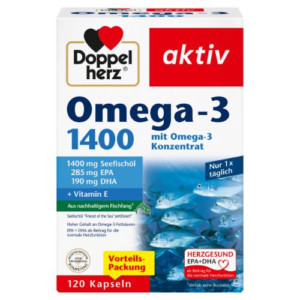 Produktbild von DOPPELHERZ Omega-3 1.400 Kapseln