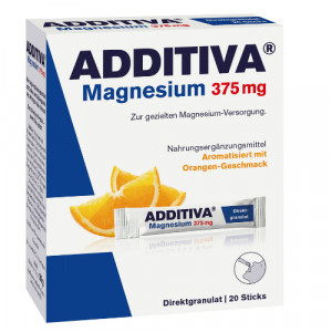 Produktbild von ADDITIVA Magnesium 375 mg Sticks Orange