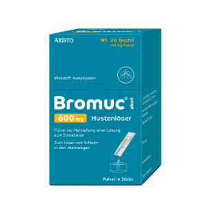 Produktbild von BROMUC akut 600 mg Hustenl&ouml;ser Plv.z.H.e.L.z.Einn.