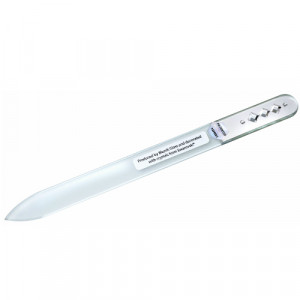 Produktbild von APOLINE Nagelfeile Glas mit 5 Swarovski-Steinen