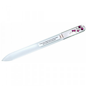 Produktbild von APOLINE Nagelfeile Glas mit 13 Swarovski-Steinen