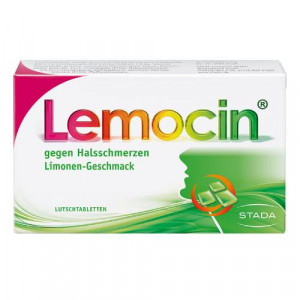 Produktbild von LEMOCIN gegen Halsschmerzen Lutschtabletten