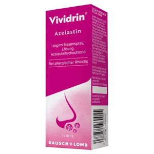 Produktbild von VIVIDRIN Azelastin 1 mg/ml Nasenspray L&ouml;sung