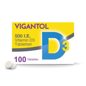 Produktbild von VIGANTOL 500 I.E. Vitamin D3 Tabletten