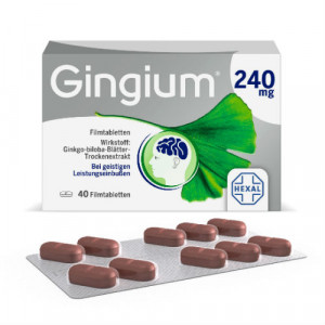 Produktbild von GINGIUM 240 mg Filmtabletten