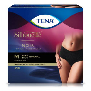Produktbild von TENA SILHOUETTE normal M noir Inkontinenz Pants
