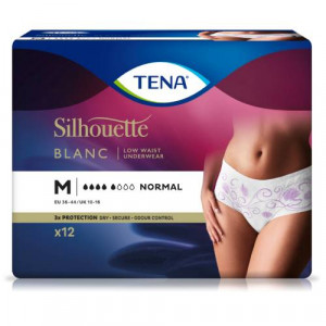 Produktbild von TENA SILHOUETTE normal M blanc Inkontinenz Pants