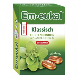 Produktbild von EM-EUKAL Bonbons klassisch zuckerfrei Box