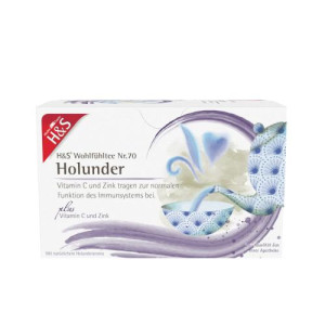 Produktbild von H&S Holunder m.Vitamin C und Zink Filterbeutel