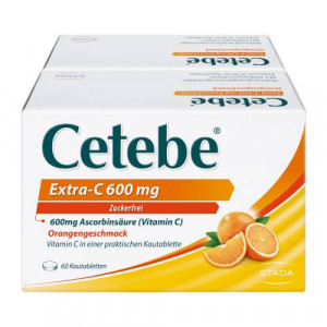Produktbild von CETEBE Extra-C 600 mg Kautabletten