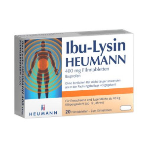 Produktbild von IBU-LYSIN HEUMANN 400 mg Filmtabletten