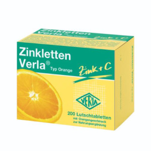 Produktbild von ZINKLETTEN Verla Orange Lutschtabletten