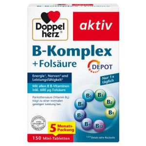 Produktbild von DOPPELHERZ B-Komplex+Fols&auml;ure Tabletten