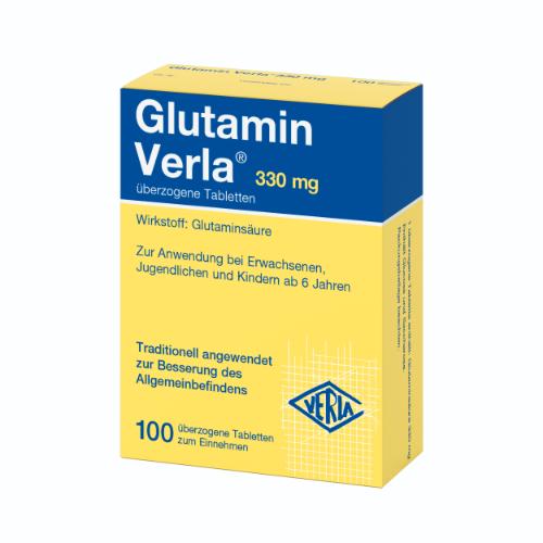 GLUTAMIN VERLA überzogene Tabletten