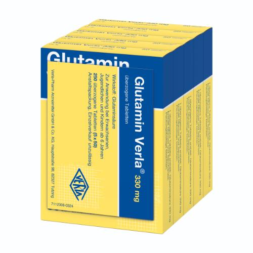 GLUTAMIN VERLA überzogene Tabletten