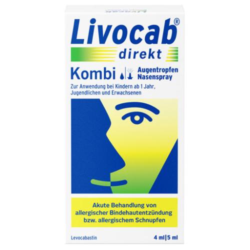 LIVOCAB direkt Kombi 4 ml Augentr.+5 ml Nasenspray