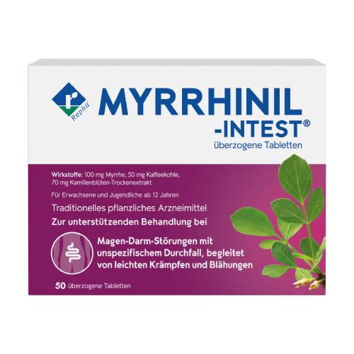 MYRRHINIL INTEST überzogene Tabletten