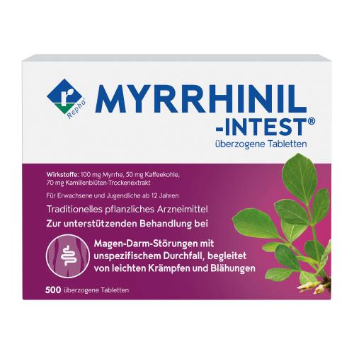 MYRRHINIL INTEST überzogene Tabletten
