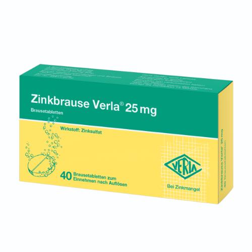 ZINKBRAUSE Verla 25 mg Brausetabletten