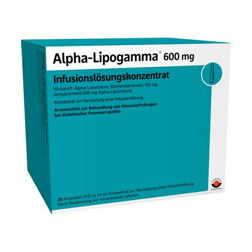 ALPHA-LIPOGAMMA 600 mg Infusionslösungskonz.