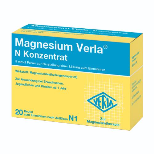 MAGNESIUM VERLA N Konzentrat Plv.z.H.e.L.z.Einn.
