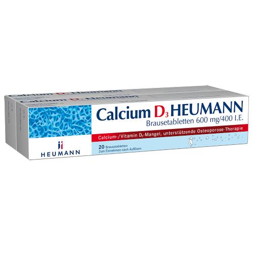 CALCIUM D3 Heumann Brausetabletten 600 mg/400 I.E.