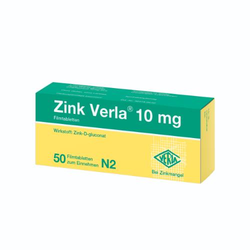 ZINK VERLA 10 mg Filmtabletten