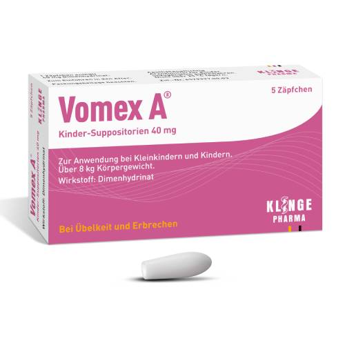 VOMEX A Kinder-Suppositorien 40 mg